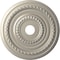 Ekena Millwork Cole PVC Ceiling Medallion (Fits Canopies up to 6"), Bright Coat Aluminum, 22"OD x 3 1/2"ID x 1"P CMP22COBAL - alternate 1